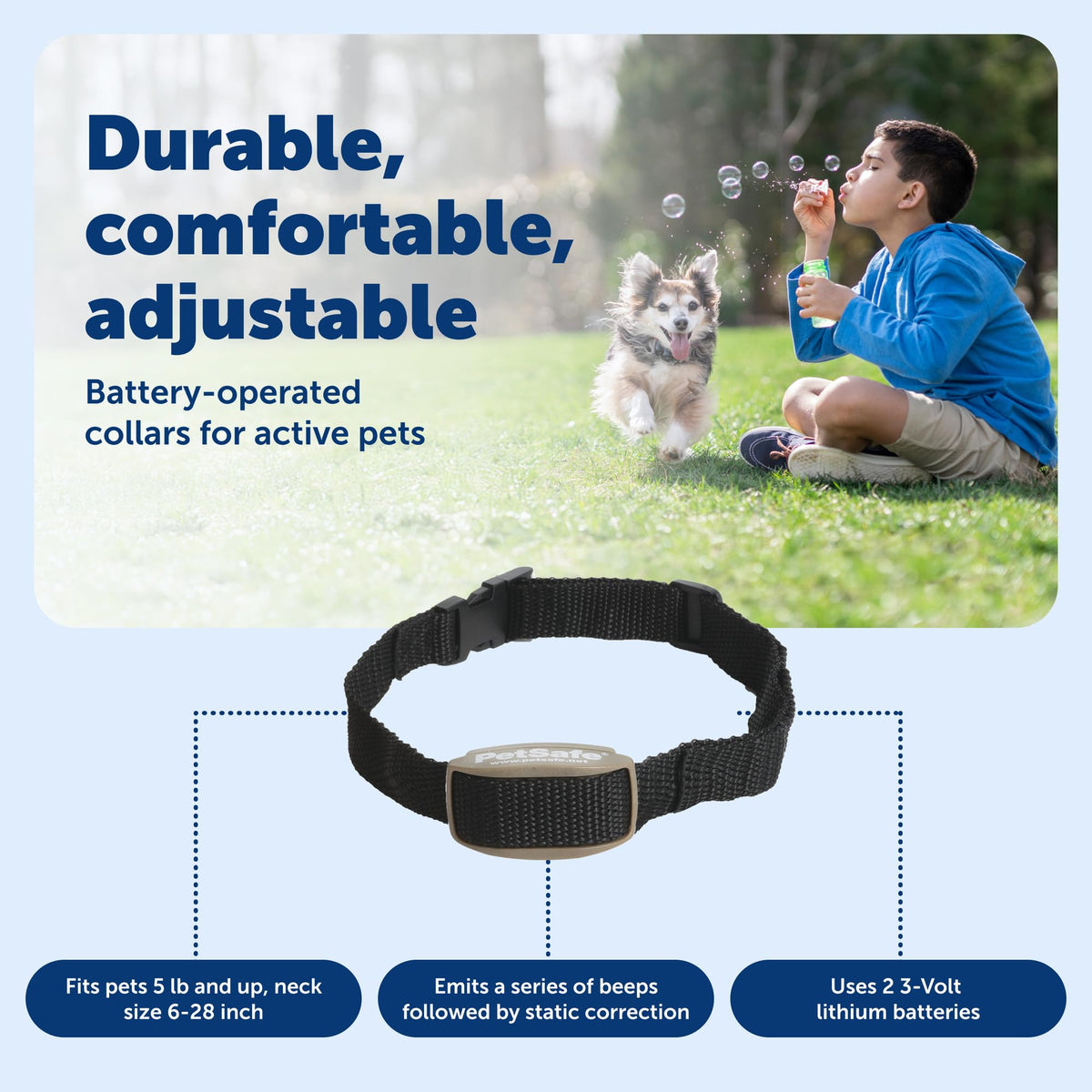 Wireless Outdoor Pet Barrier with Receiver Collar Q618319